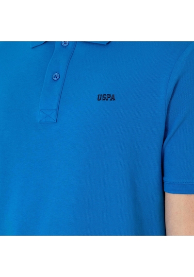 U.S. Polo Assn. Erkek Regular Fit Polo Yaka Basic T-shirt Kobalt