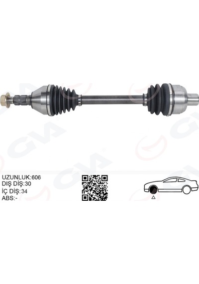 Komple - 559 - Aks Ön Sağ Opel Insıgnıa 1.6 T A16let - Dpmıx-hb - M-t 08-