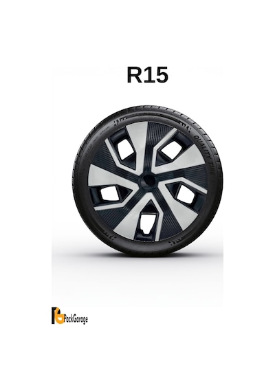 Hyundai İ20 N 15'' İnç Jant Kapağı 4 Adet Siyah Gri C113
