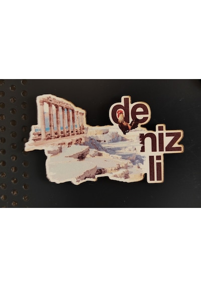 Buzdolabı Magneti Denizli Pamukkale 10X6Cm