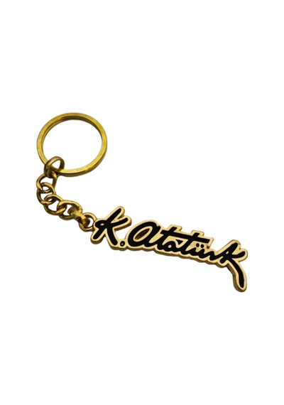 Yörük Tasarım Atatürk Gold Anahtarlık