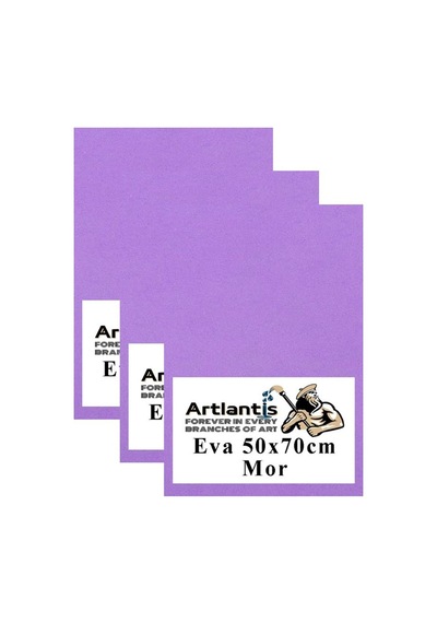 Mor Eva 50x70 Cm 3 Adet Eva Süngeri Okul Kreş Anasınıfı Elişi Etkinlikleri