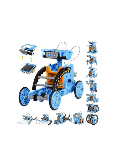 Sillbird Stem Projeleri 12'si 1 Arada Güneş Robotu Oyuncakları, 190 Parça