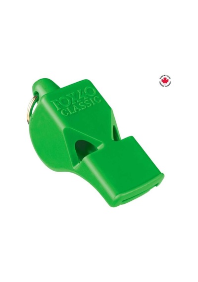 Fox 40 Classic Safety Neon Yeşil-bileklikli Düdük 9935-1400 Siyah - Beyaz