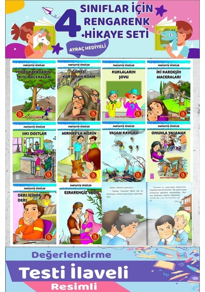 4.sınıf Okumayı Sevdiren 10 Lu Hikaye Seti 2 64 Sayfa
