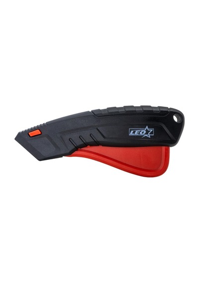 Leo Sx-9607 Otomatik Geri Çekmeli Emniyetli Maket Bıçağı