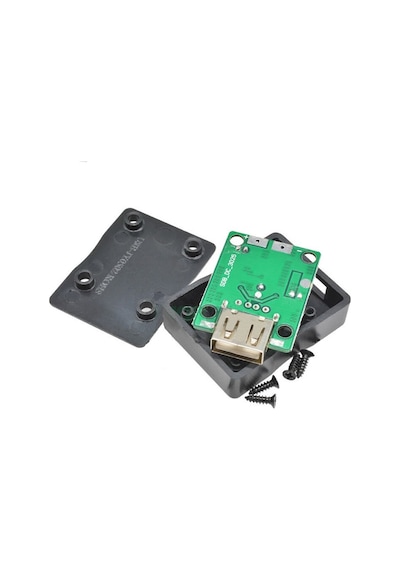 Alkatronik-Solar Panel Kontrol Kartı Usb 5V 2A Kutu Dc 6-20V Voltaj Düşürücü