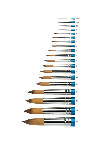 Cotman Seri 111 Kısa Saplı Sentetik Yuvarlak Fırça, N: 10