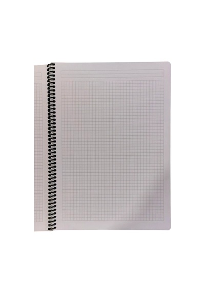 A4 Telli 80 Yaprak Kareli Umur Smiley Emoji Defter Plastik Kapak Çok Renkli