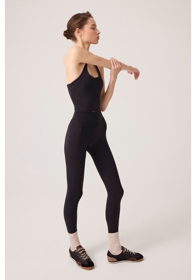 Los Ojos X Ece Siyah Halter Yaka Top Halter Tank Siyah Siyah