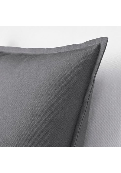 Ikea Gurlı Yastık Kılıfı 50 X 50 Cm Koyu Gri