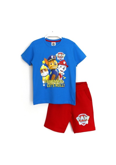 Paw Patrol Erkek Çocuk Baskılı Alt Üst Takım Mavi