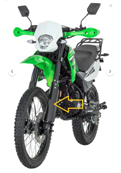 Mondial X-treme Max 200 Ön Amortisör Dekoratif Kapak Sağ Sol İthal Ön Amortisör Dekor