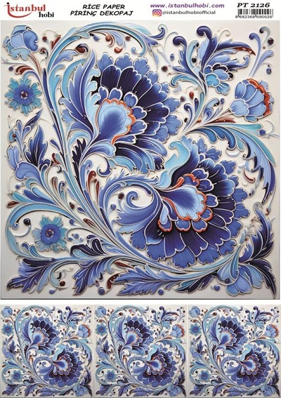 Pirinç Dekopaj Kağıdı 30x42cm Pt-2126