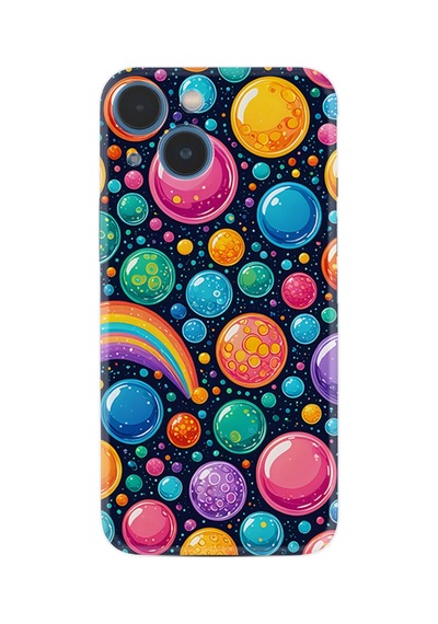 Apple İphone Uyumlu 13 Kılıf İphone 14 Kılıf Boutique Baskılı Resimli Balonlar Pcode -014
