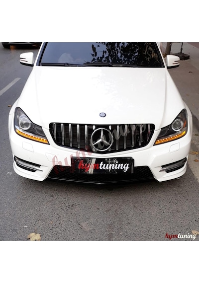 Mercedes C Serisi W204 GTR PANJUR 2007-2013, Dikey KROM Çizgili