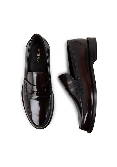 Deery Hakiki Deri Bordo Erkek Makosen - 01538mbrdn02 Bordo
