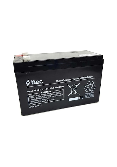 Ttec Base 12Volt 7Amper Akü 2021 Yeni Üretim