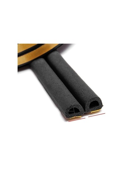 6 Metre Siyah Pvc Doğrama Kapı Pencere Soğuk Geçirmez Sızdırmaz İzolasyon Fitil Yapışkanlı 3x2 6 Mt Siyah, 6