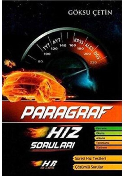 2023 Hız Ve Renk Tyt Ayt Paragraf Soru Bankası