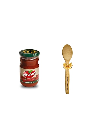 Altunsa Tatlı Biber Salçası 650 Gr Ve Ahşap Kaşık