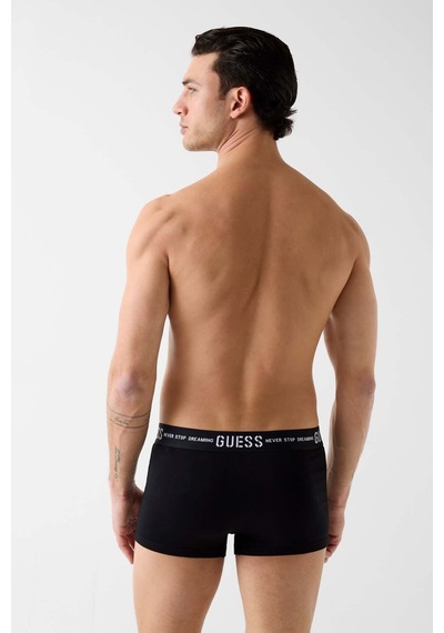 Guess Erkek 3'lü Boxer U6gg46.fmcm Siyah