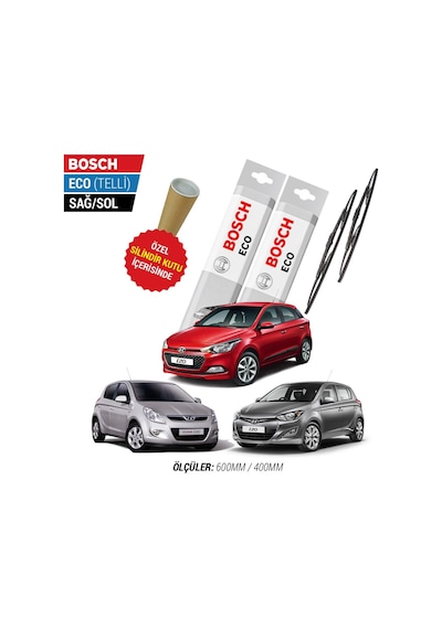 Hyundai İ20 Silecek Takımı 2008-2020 Bosch Eco N11.474