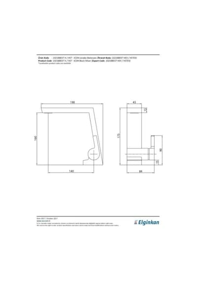 Eca Icon Lavabo Bataryası