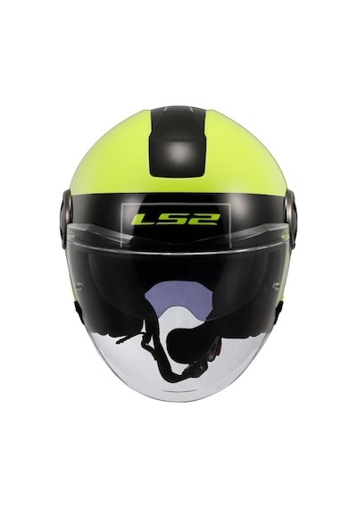 Ls2 Classy Classıc Siyah-neon Sarı Kask Neon Sarı