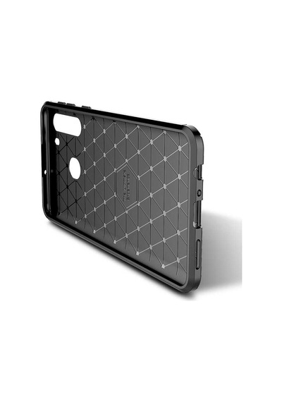 Samsung Uyumlu Galaxy A21 Kılıf Zore Negro Silikon Kapak Siyah