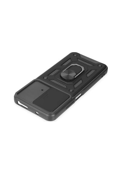 Cosmotex Newface Xiaomi Poco M4 Pro 4g Kılıf Pars Lens Yüzüklü Silikon - Siyah Sıyah