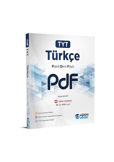 Eğitim Vadisi Tyt Türkçe Pdf Planlı Ders Föyü
