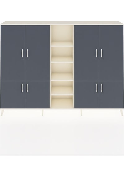 Arges Dolap 14 Raflı 8 Kapaklı 220x30x163 Aytaşı-antrasit/aytaşı Antrasıt/aytası - Aytası Arges Dolap 14 Raflı 8 Kapaklı 220x30x163 Aytaşı-antrasit/aytaşı Antrasıt/aytası - Aytası