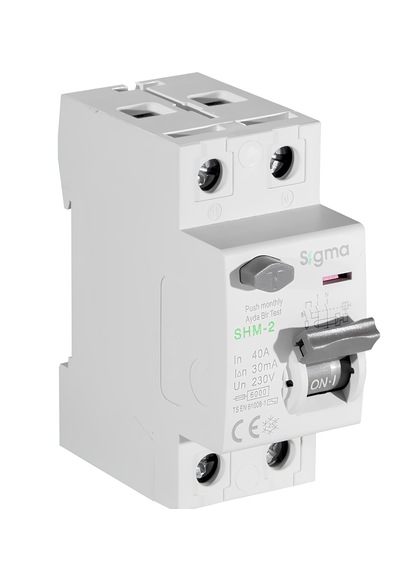 2x40a 300ma Kaçak Akım Rölesi 2 Kutuplu 40 Amper