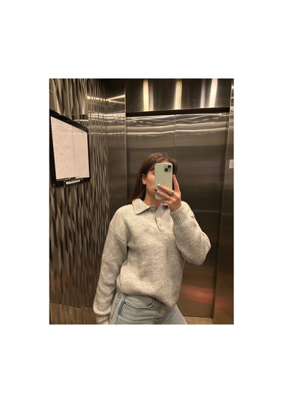 Genel Markalar Kadın Gri Basic Oversize Polo Yaka Yarım Pat Düğmeli Triko Kazak-27aj002 Gri 923050279 Gri Genel Markalar Kadın Gri Basic Oversize Polo Yaka Yarım Pat Düğmeli Triko Kazak-27aj002 Gri 923050279 Gri