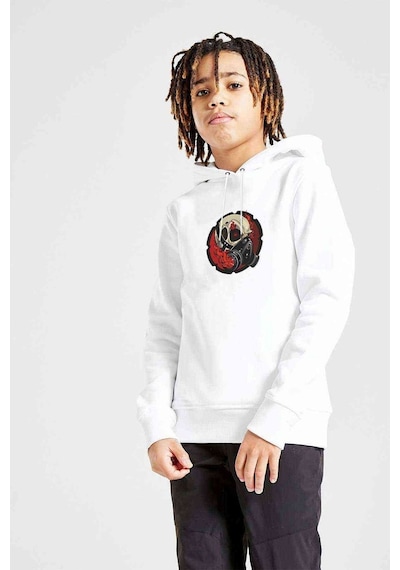 Tshirthane Gta V Clan Logo Baskılı Unisex Çocuk Kapüşonlu Beyaz Sweatshirt (528861236) Beyaz