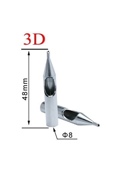 3Dt L316 Paslanmaz Çelik İğne Ucu - Tattoo Çelik Uç