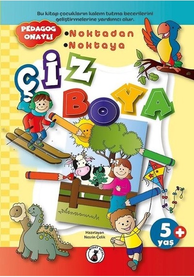Noktadan Noktaya - Çiz Boya 5+ Yaş- Misket Kitap