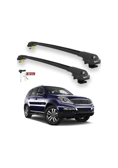 Turtle Ssangyong Rexton W Y290 2013-2017 Ara Atkı Air1 Siyah