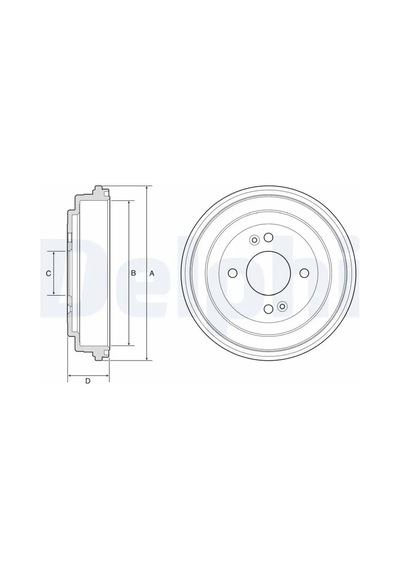 Delphı Bf580 Fren Kampanasi 584111g000