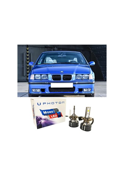 Bmw E36 Led Xenon Uzun Far Ampulü H1 Mono Yeni Seri Beyaz 1990-1995