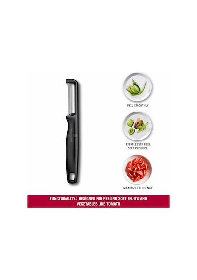Victorinox 6.0943.3 Iota Tırtıklı Kenar Çift Taraf Siyah Soyacak Çok Renkli