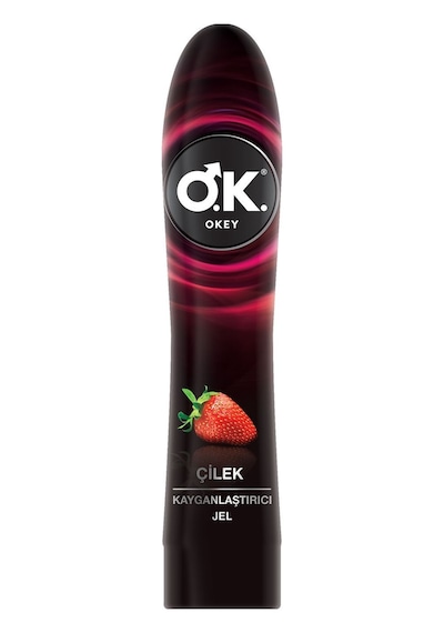 Okey Çilek Kayganlaştırıcı Jel + Okey Çifte Haz Prezervatif 10'lu