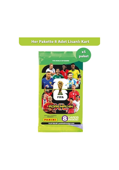 Fwc 2026 Dünya Kupası Lisanlı Oyun Paketi X5 Adet
