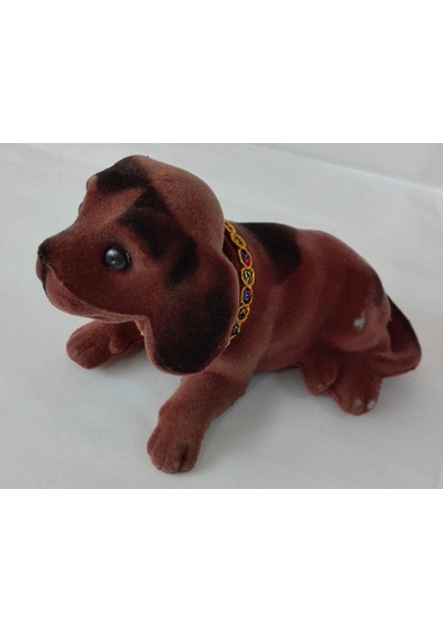 Koyu Kahverengi Kafa Sallayan Köpek Araç Içi Aksesuar 17x9x7 Cm
