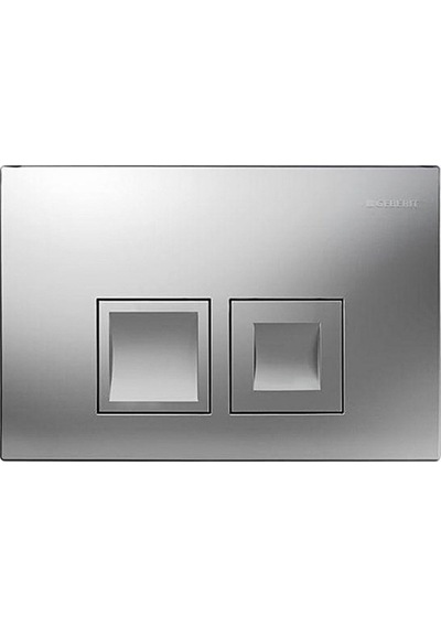 Geberit Delta35 115.135.46.5 Kumanda Paneli Çift Basmalı Mat Krom