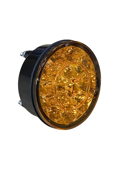 12v Sinyal Lambası 16 Ledli Yuvarlak 98 Mm