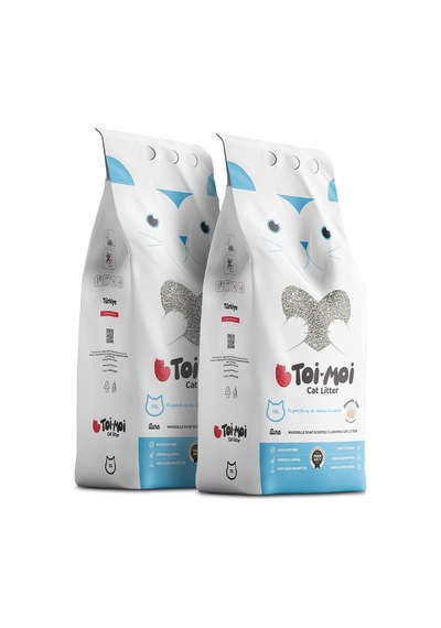 2'li Avantaj Paketi Sodyum Bentonit Kedi Kumu - Marsilya Sabunu Kokulu 2x10l