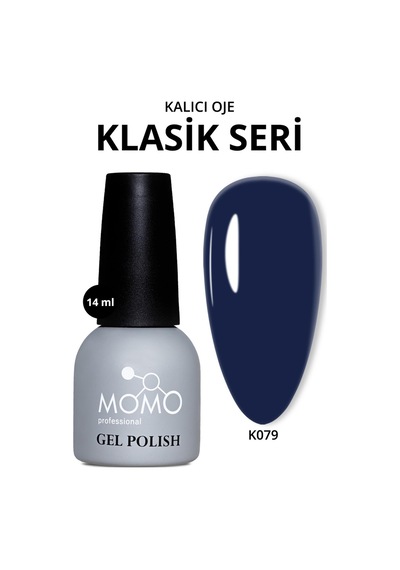 Momo Professional Kalıcı Oje K079 Gece Mavisi 14 Ml