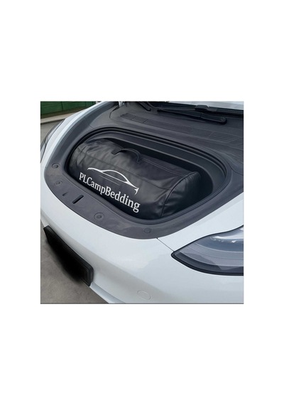 Tesla Model Y Uyumlu Kamp Yatağı - Şişirme Gerektirmez - Çantalı + 2 Yastık  Gri